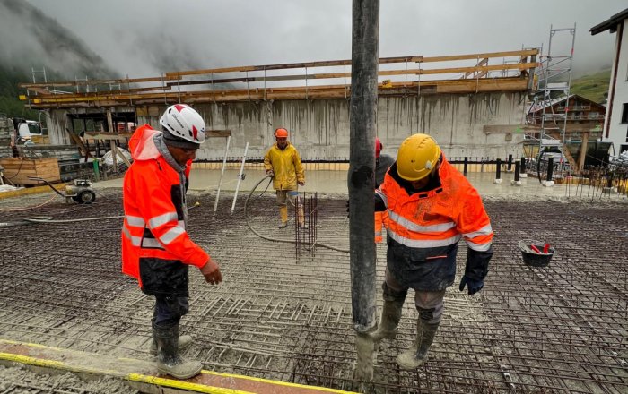 Lagerhalle_Christophe_ErstellungBodenplatte © Janine Imesch