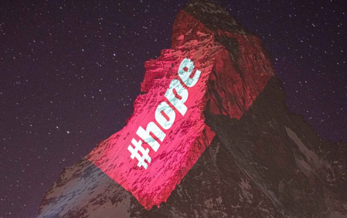 Matterhorn Beleuchtung - © Light Art by Gerry Hofstetter / Foto Gabriel Perren